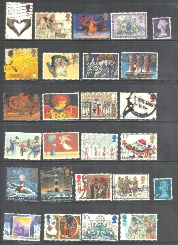 GREAT BRITAIN USED STAMP LOT #12+12A   SEE SCAN