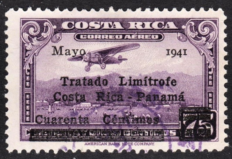 Costa Rica Scott C69 F to VF used.  FREE...