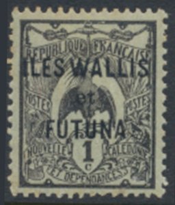 Wallis and Futuna  New Caledonia overprint   MH SC# 1  see details / scans 