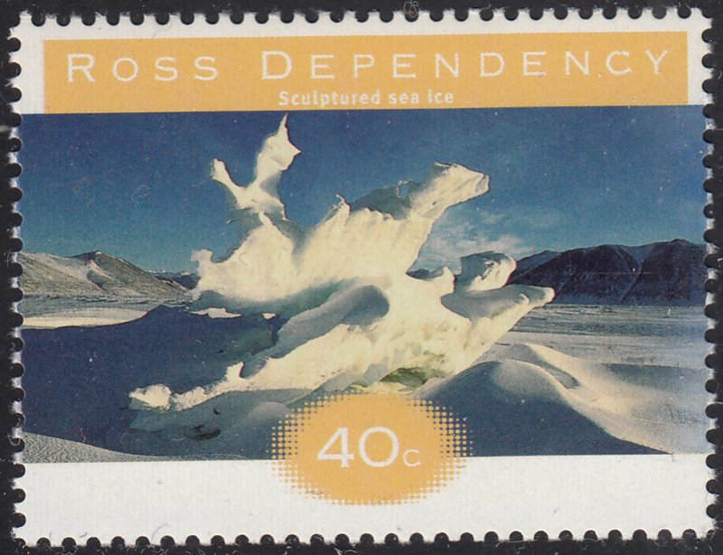 Ross Dependency 1998 MNH Sc L49 40c Sculptured sea ice