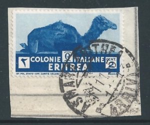 Eritrea #158 Used On Piece 2c Camel