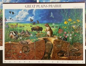 3506 Great Plains Prairie Lot of 10 sheets MNH 34 c FV $34