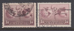 Australia, Scott C4-C5 (SG 153-153a), used