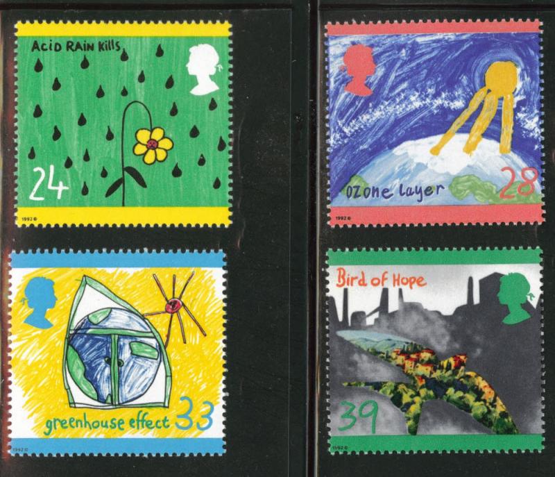 Great Britain Scott 1463-6 MNH**1992 Environment set