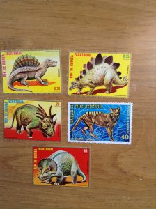 Equatorial Guinea (Dinosaurs ) # 2  MNH