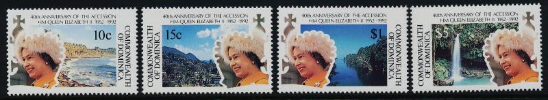 Dominica 1414-7 MNH Queen Elizabeth 40th Anniv of Accession