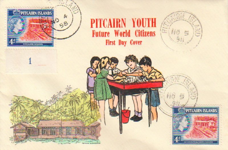 Pitcairn Island Scott 25 Unaddressed.