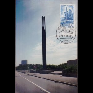 LUXEMBOURG 1994 - Maximum Cards - 446 Schuman Monument 13f
