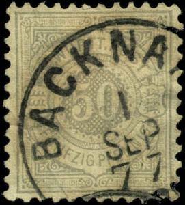 German States, Wurttemberg Scott #66 Used