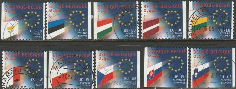 Belgium, #2026a-j Used From 2004