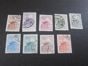 Taiwan 1960 Sc 1270-1,74-6,79-81,83 FU