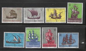 San Marino 540-549  Short set  Mint SC:$3.70