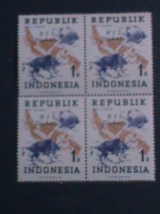 ​INDONESIA-1949 SC#65 UNITED POSTAL UNION MNH BLOCK VF-74 YEARS OLD STAMPS