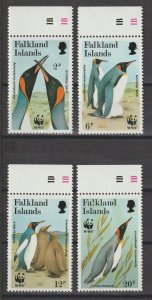 FALKLAND ISLANDS 1991 WWF SG 633/638 MNH