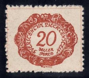 Liechtenstein #J4 Postage Due; Unused