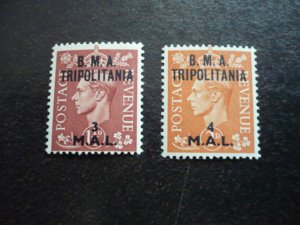 Stamps - GB Offices in Africa - Scott#3-4 - Mint Hinged Part Set of 2 Stamps