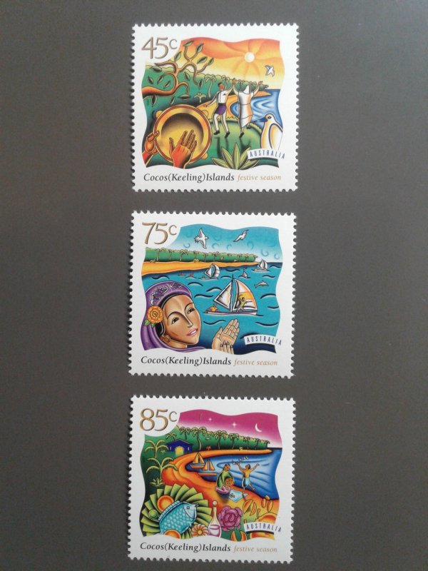 Cocos Islands 323-325 VF MNH (Yr: 1997) Scott $ 4.35