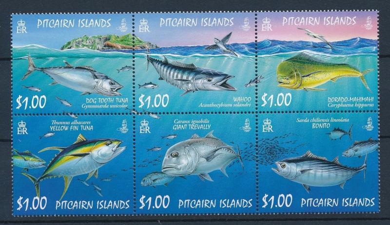 [35266] Pitcairn Islands 2007 Marine Life Fish Tuna MNH