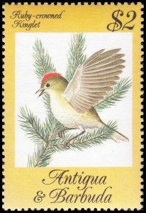 Antigua & Barbuda 1984 Sc 773-777 Birds Towhee Warbler Kinglet Flicker CV $9.15