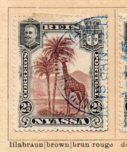 Nyassa 1901 Early Issue Fine Used 2.5r. NW-238416