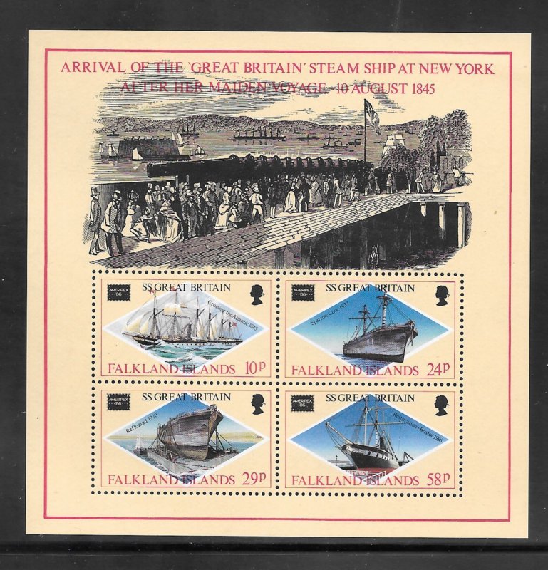 Falkland Island #449A MNH Souvenir Sheet (15963) (Stock Photo)