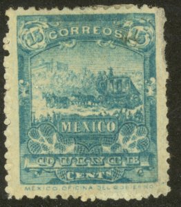 MEXICO 1895 15c Mail Coach Sc 251 MHR