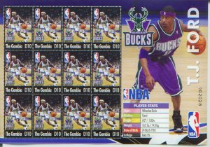 NBA, T.J. Ford,  S/S 12 (GAMB2895)*