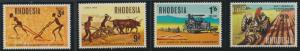 Rhodesia   SG 422 - 425  SC# 258 - 261  MNH Ploughing Congress see details 