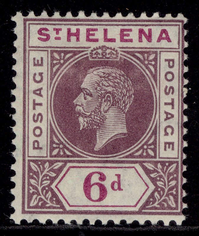 ST. HELENA GV SG86, 6d dull & deep purple, M MINT. Cat £14.