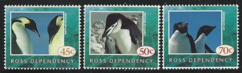 New Zealand-Ross Dep 1994 Antarctic Wildlife set Sc# L21-30 NH