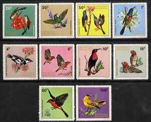 RWANDA - 1972 - Rwandan Birds - Perf 10v Set - Mint Never Hinged