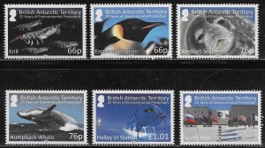 British Antarctic Territory Scott #'s 516 - 521 MNH