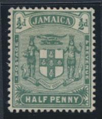 Jamaica SG 38b MH  SC# 38b   see details dull green 