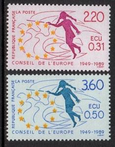 France 1989 Magic Wand VF MNH (1o45-6)