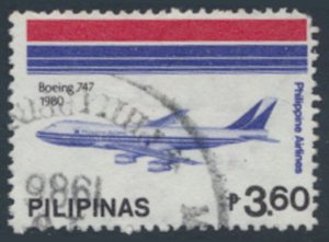 Philippines SC#  1785b Used  Aircraft Aviation 747    see details & scans