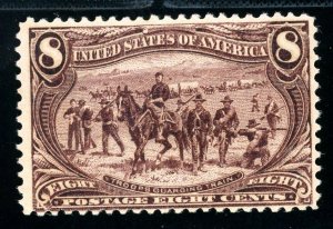 USAstamps Unused FVF US 1898 Trans-Mississippi Troops Scott 289 OG MNH