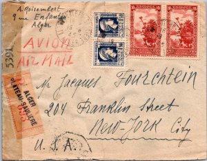 Algeria 1945 - Registered Mail / Censor Cover - F69113