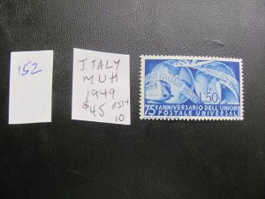 ITALY MNH 1949 SC 514 SET XF $45 (152)