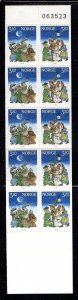 Norway Scott 1000a 1991 Christmas stamp booklet mint NH