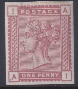 Sc# 79a GB Great Britain QV Queen Victoria 1880 - 1881 MLMH 1p imperf CV $4,900