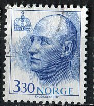 Norway; 1992: Sc. # 1007: Used Single Stamp