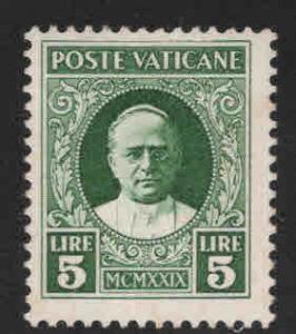 Vatican City Scott 12 MNH** 1929 Pope Piux XI  stamp