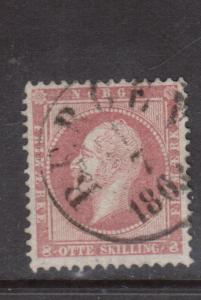 Norway #5 Very Fine Used With CDS Cancel