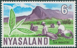 Nyasaland 1964 6d Tea Industry SG204 MNH