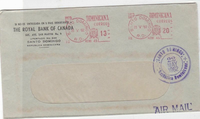 dominica 1962 stamp cover  Ref 10078 