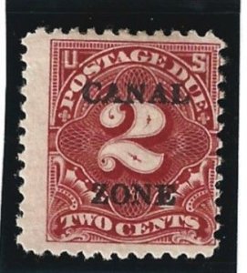 Canal Zone Scott #J19  Mint 2c Postage Due O/P 2021 CV $15.00