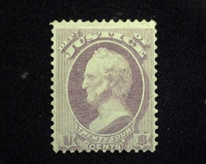 HS&C: Scott #O32 24 cent Justice. Scarce stamp. Used F H US Stamp