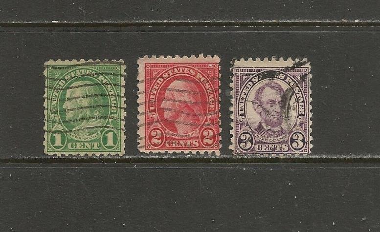 United States Postage Stamps Used