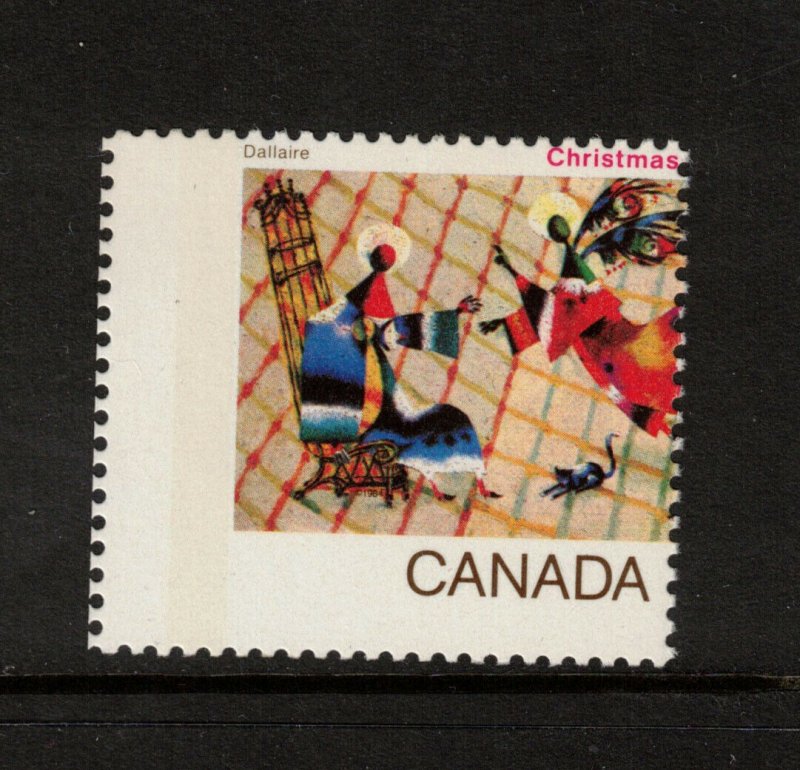 Canada #1042 Very Fine Never Hinged Major Misperf Variety Missing Denomination