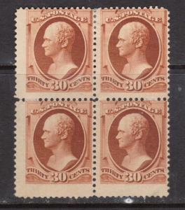 USA #217 Mint Fresh Block 
